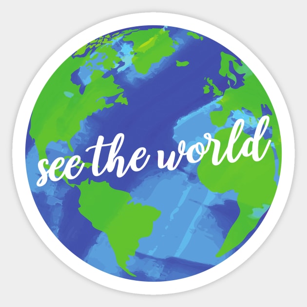 See The World Dark Colors Sticker by annmariestowe